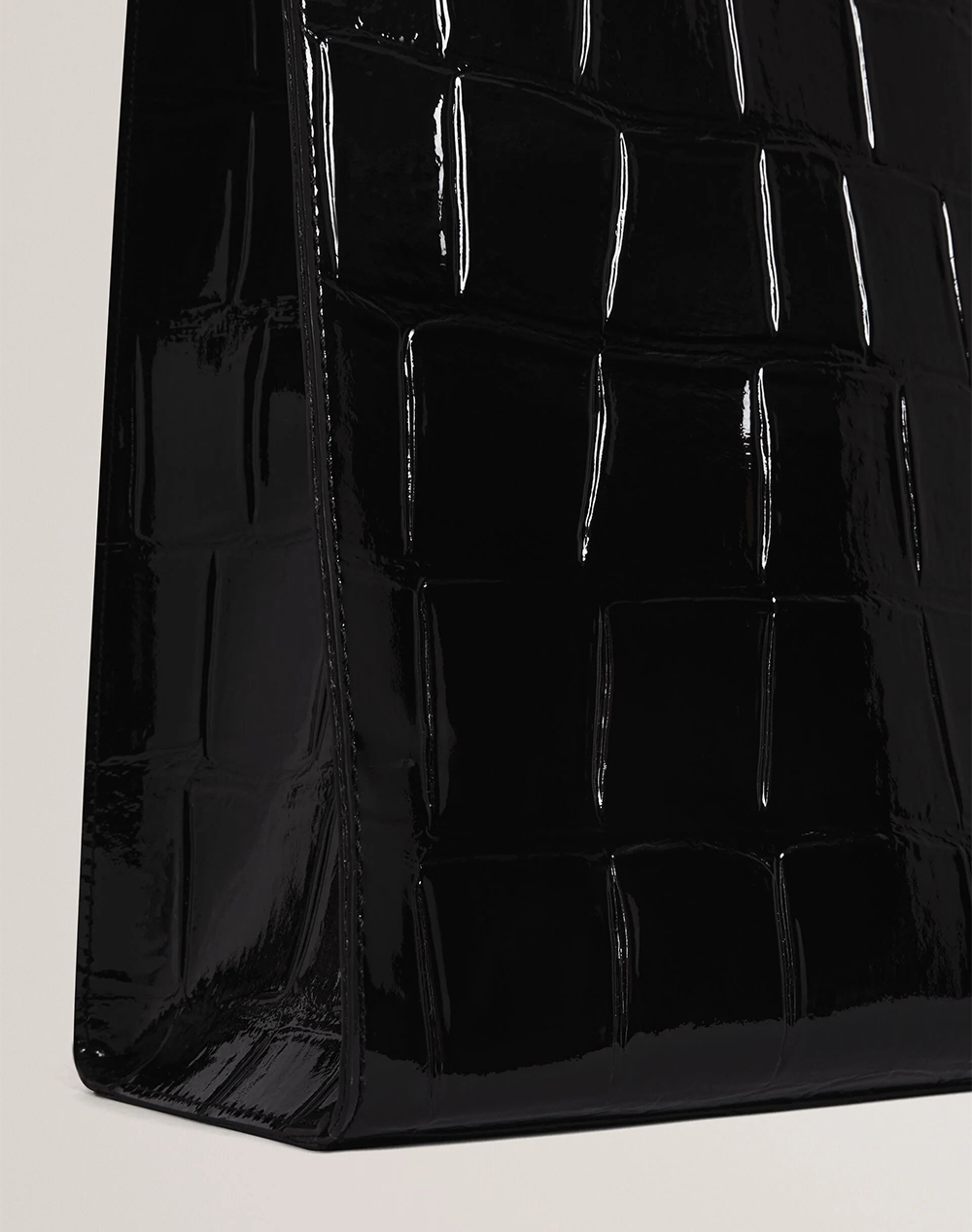 TED BAKER VANNDA Croc Effect Large Icon Bag