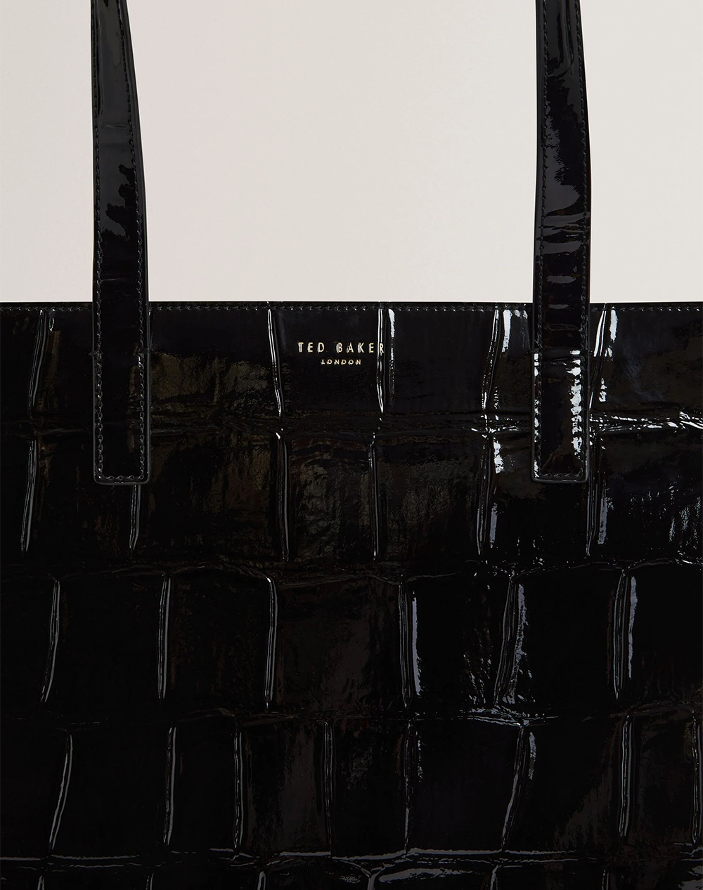 TED BAKER VANNDA Croc Effect Large Icon Bag