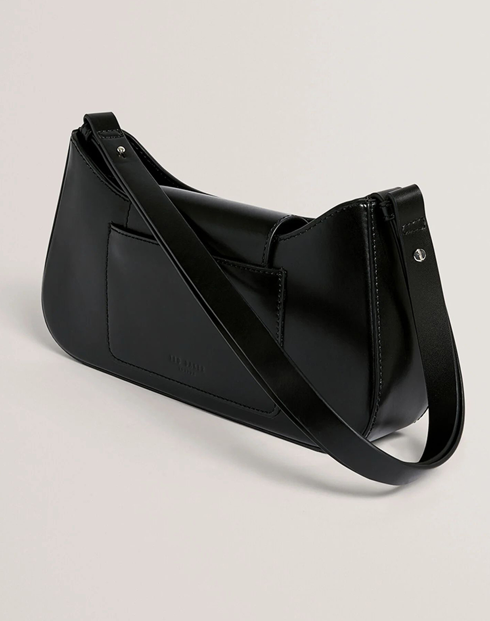 TED BAKER CURLO Leather Bow Detail Elongated Shoulder Ba