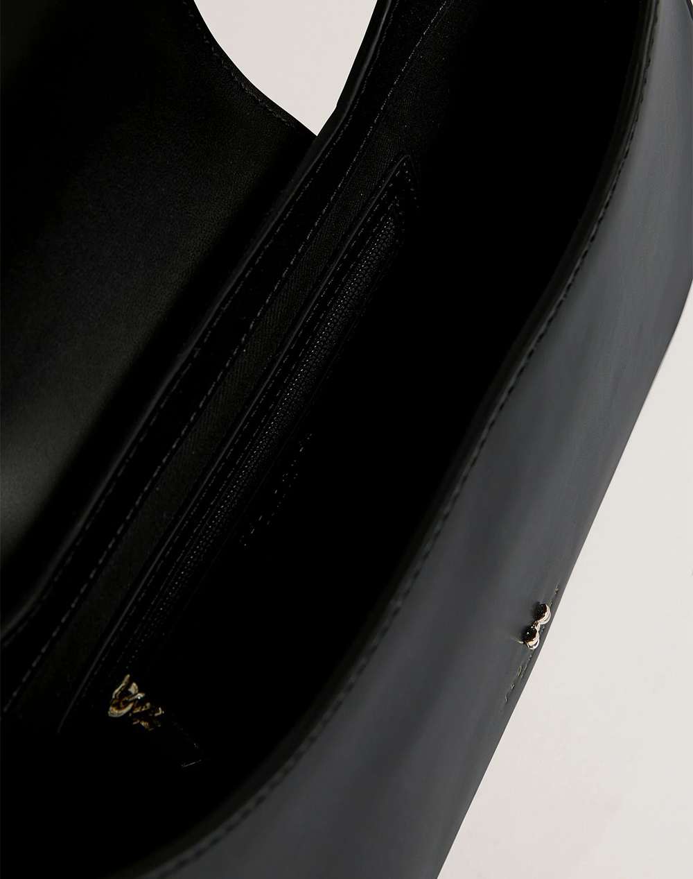 TED BAKER CURLO Leather Bow Detail Elongated Shoulder Ba