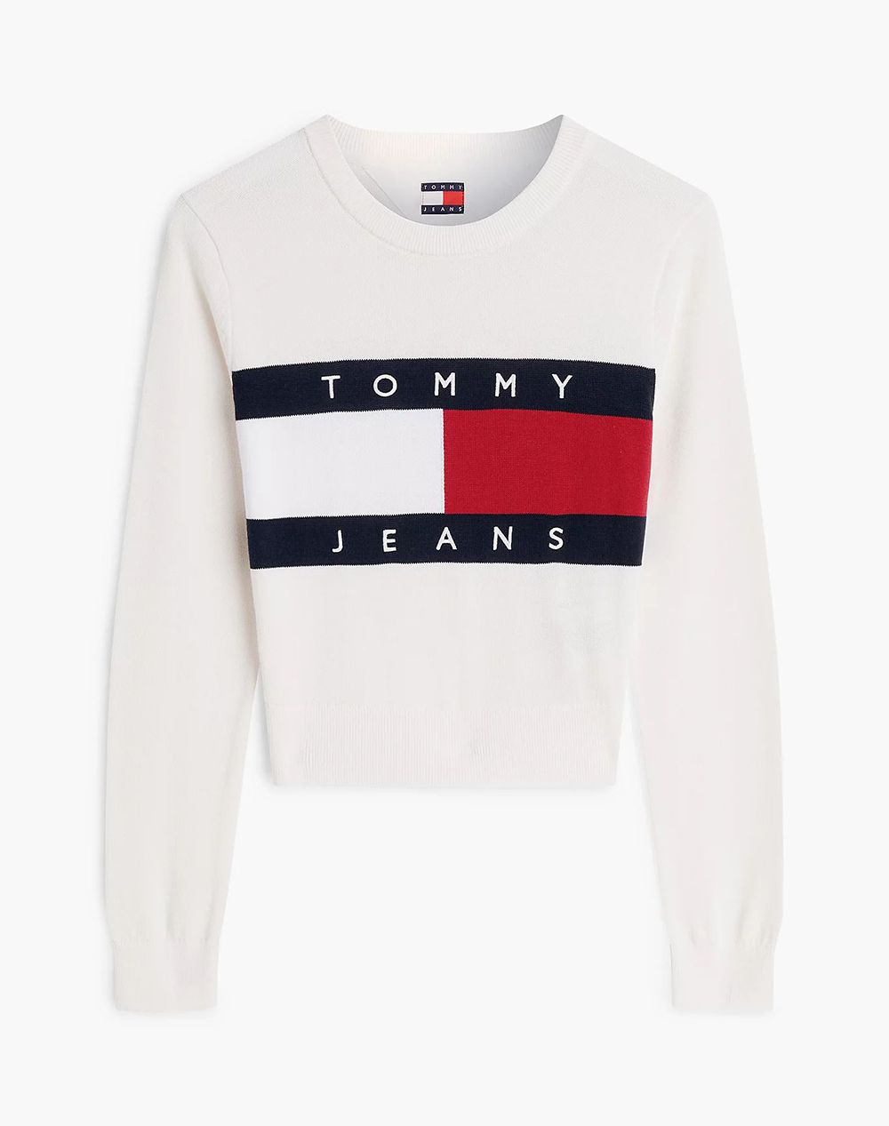 TOMMY JEANS TJW FLAG CREW NECK SWEATER EXT