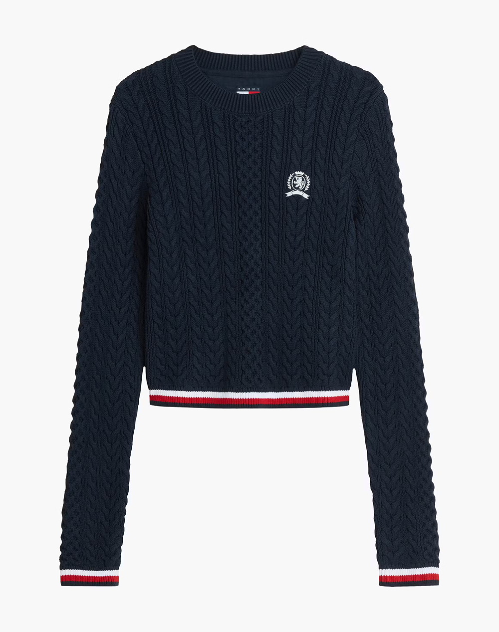 TOMMY JEANS TJW RWB TIPPING SWEATER