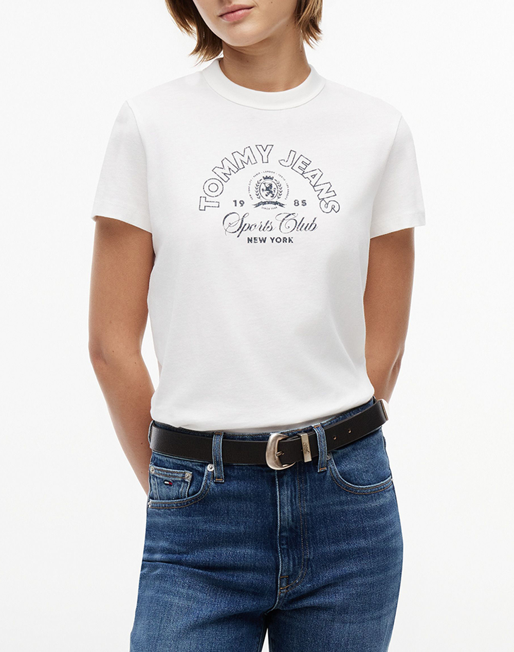 TOMMY JEANS TJW REG HERITAGE LOGO SS TEE