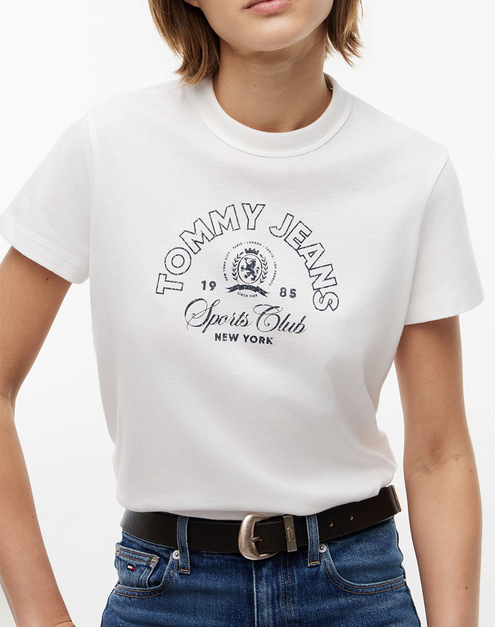 TOMMY JEANS TJW REG HERITAGE LOGO SS TEE