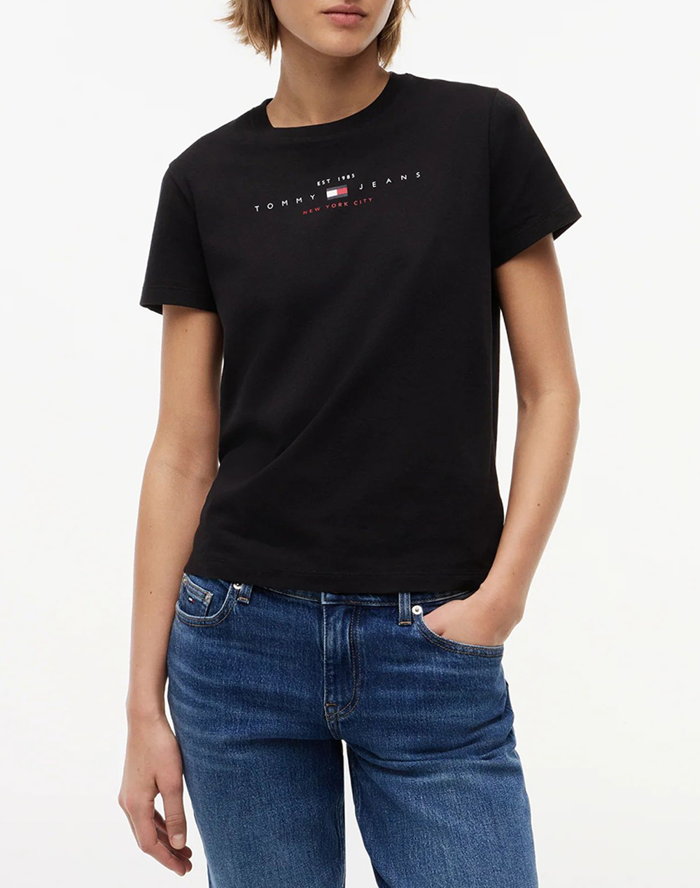 TOMMY JEANS TJW REG US LINEAR SS TEE