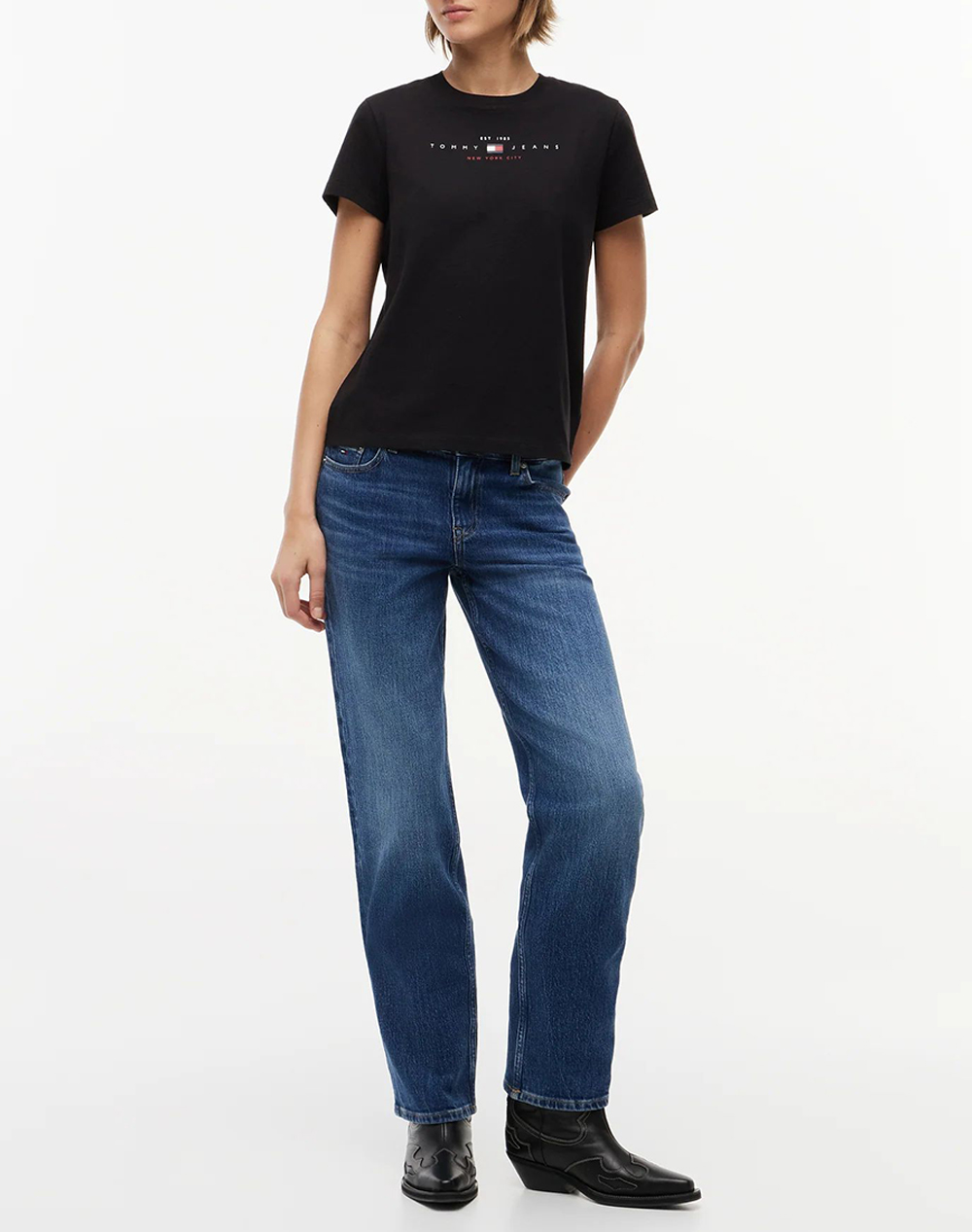 TOMMY JEANS TJW REG US LINEAR SS TEE