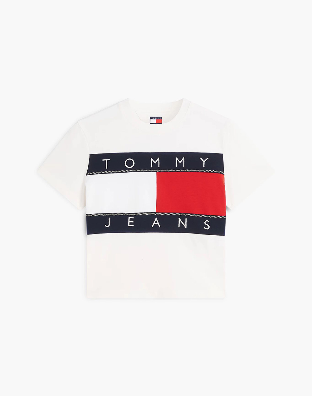 TOMMY JEANS TJW REG FLAG SS TEE EXT