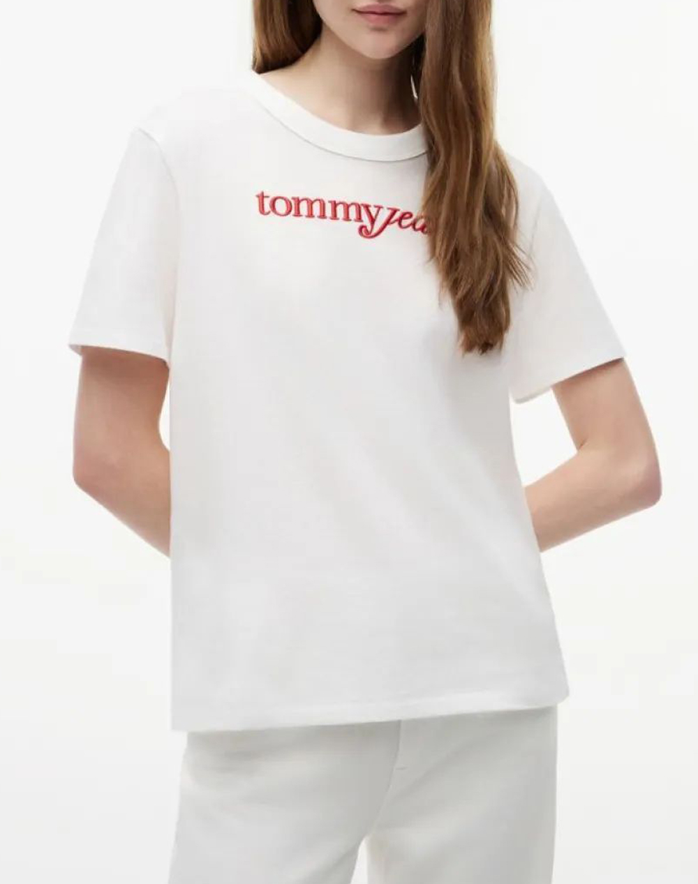 TOMMY JEANS TJW RLX SCRIPT SS TEE