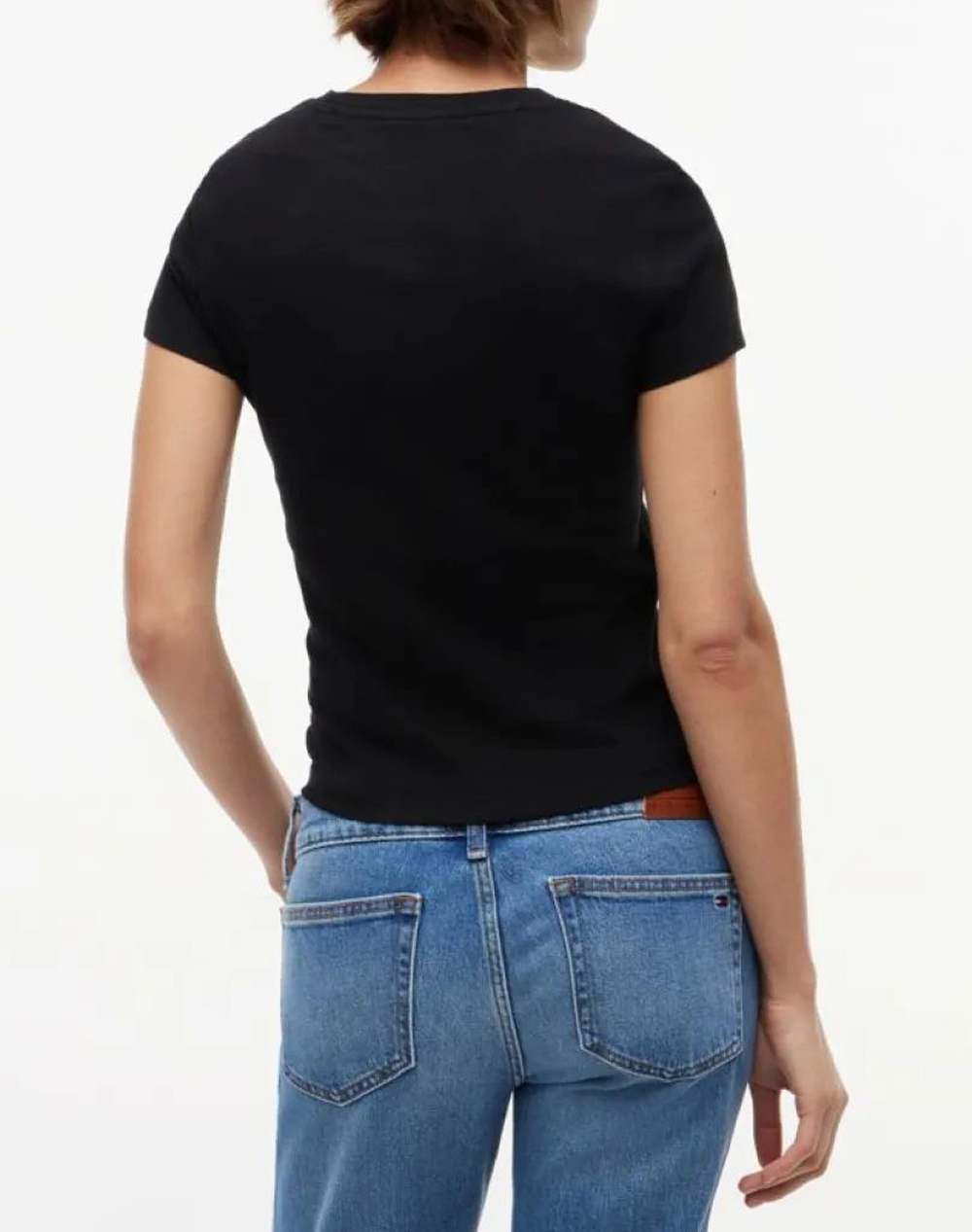 TOMMY JEANS TJW SLIM ESS LOGO 1 SS TEE EXT