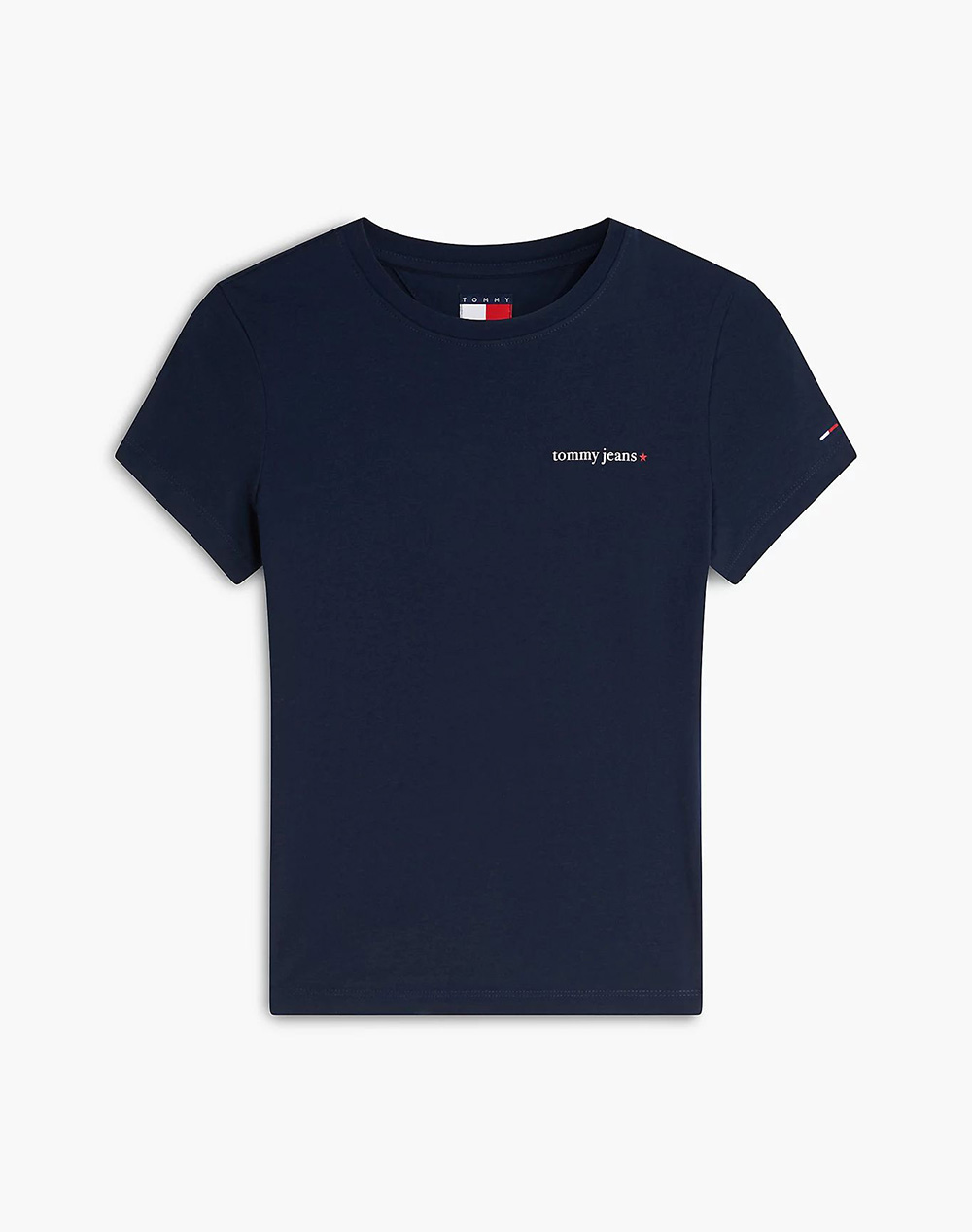 TOMMY JEANS TJW SLIM ESS LOGO 1 SS TEE EXT