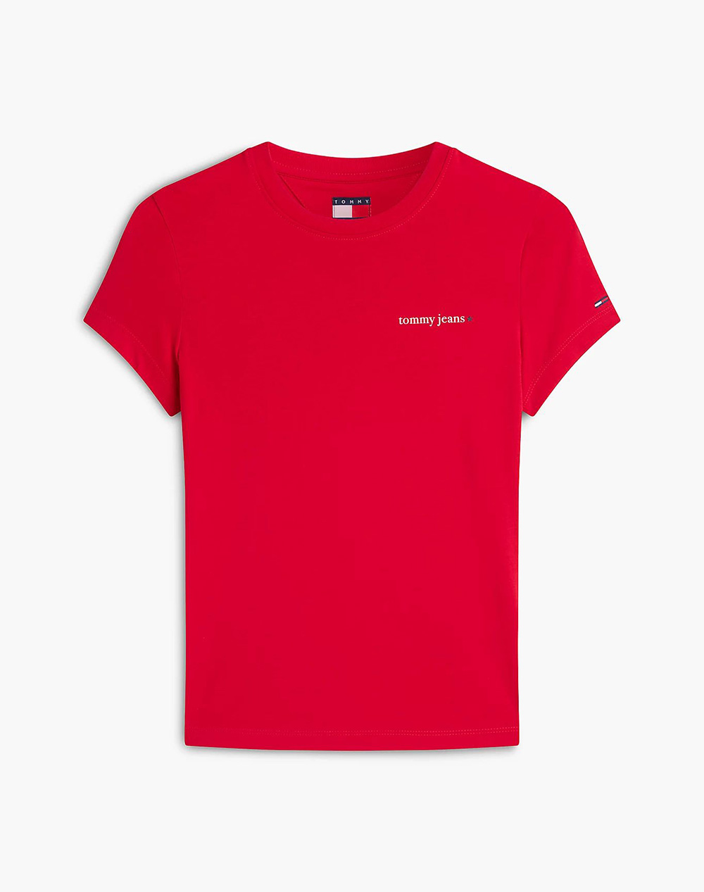 TOMMY JEANS TJW SLIM ESS LOGO 1 SS TEE EXT