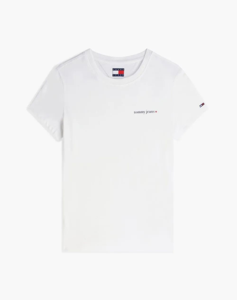TOMMY JEANS TJW SLIM ESS LOGO 1 SS TEE EXT