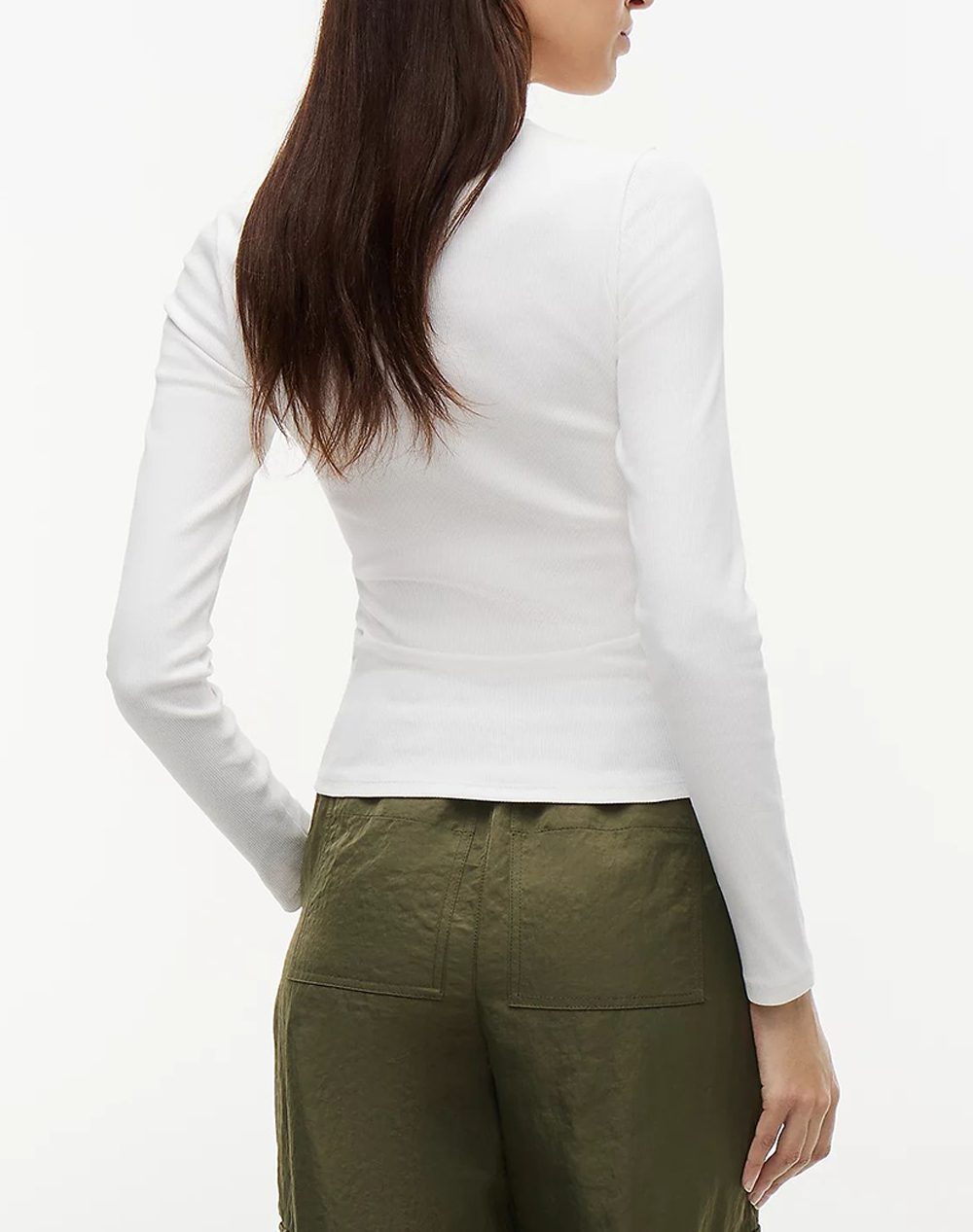 TOMMY JEANS TJW SLIM ESSENTIAL RIB LS