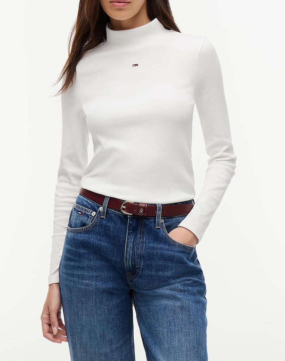 TOMMY JEANS TJW ESSENTIAL MOCK NECK