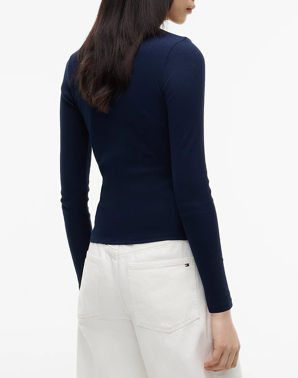 TOMMY JEANS TJW SLIM LS BADGE TEE EXT