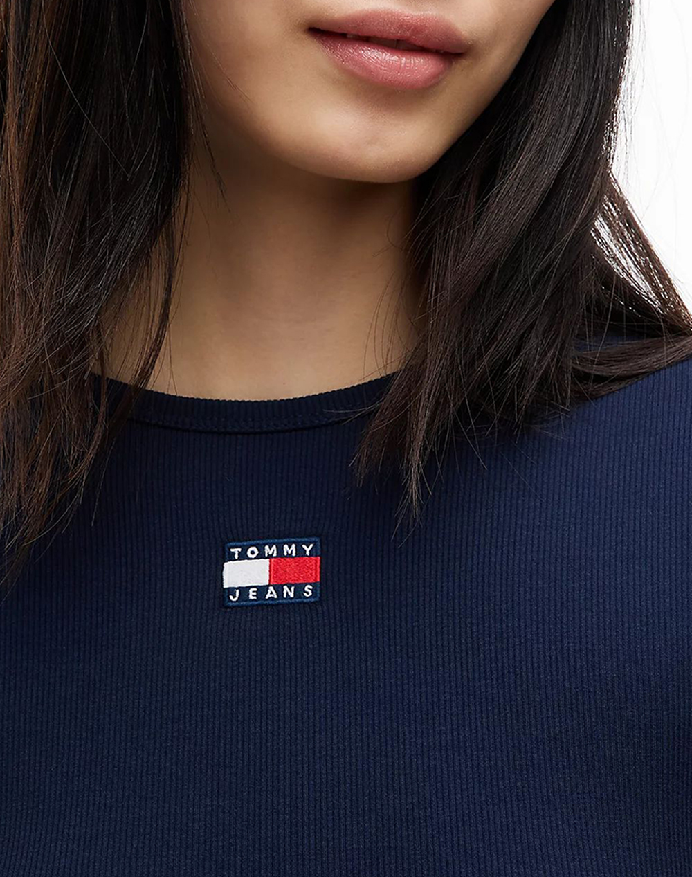TOMMY JEANS TJW SLIM LS BADGE TEE EXT