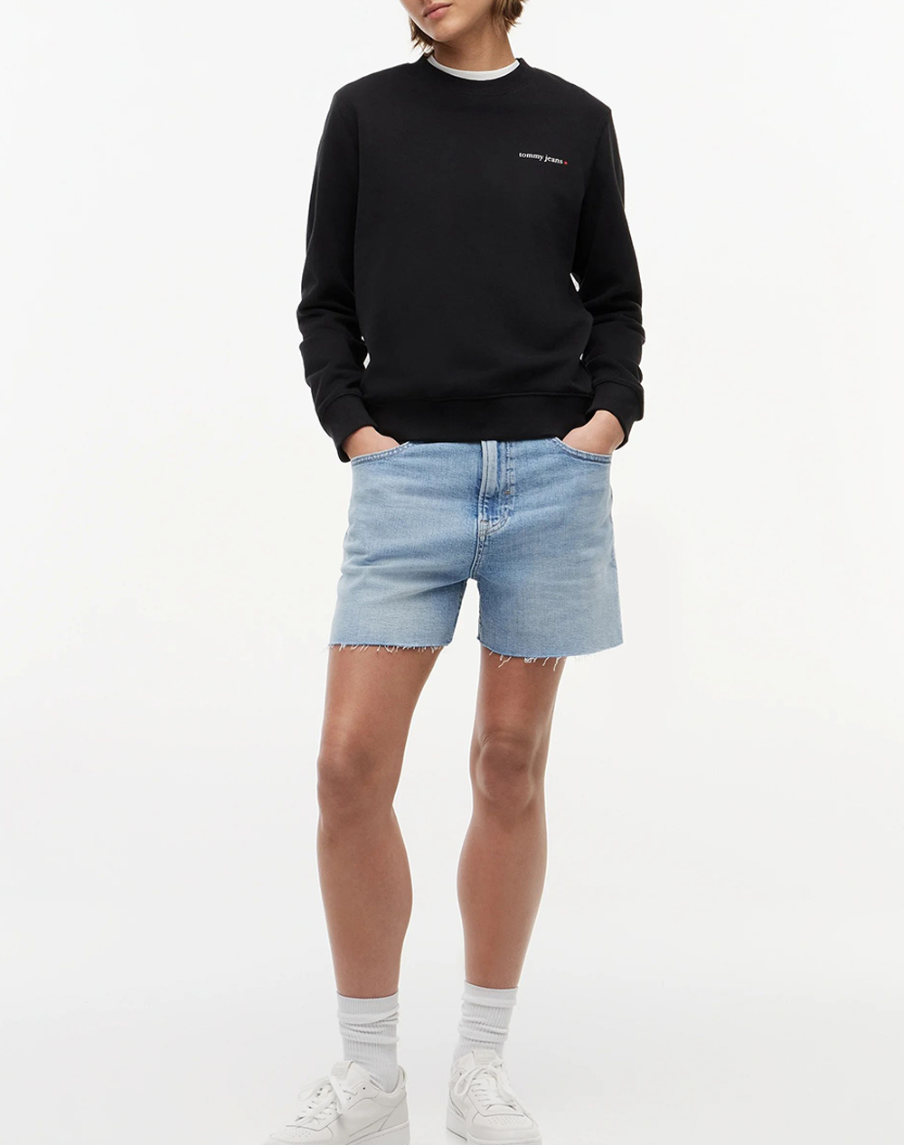 TOMMY JEANS TJW REG ESS LOGO 1 CREW EXT