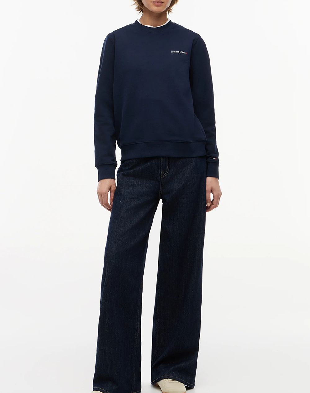 TOMMY JEANS TJW REG ESS LOGO 1 CREW EXT