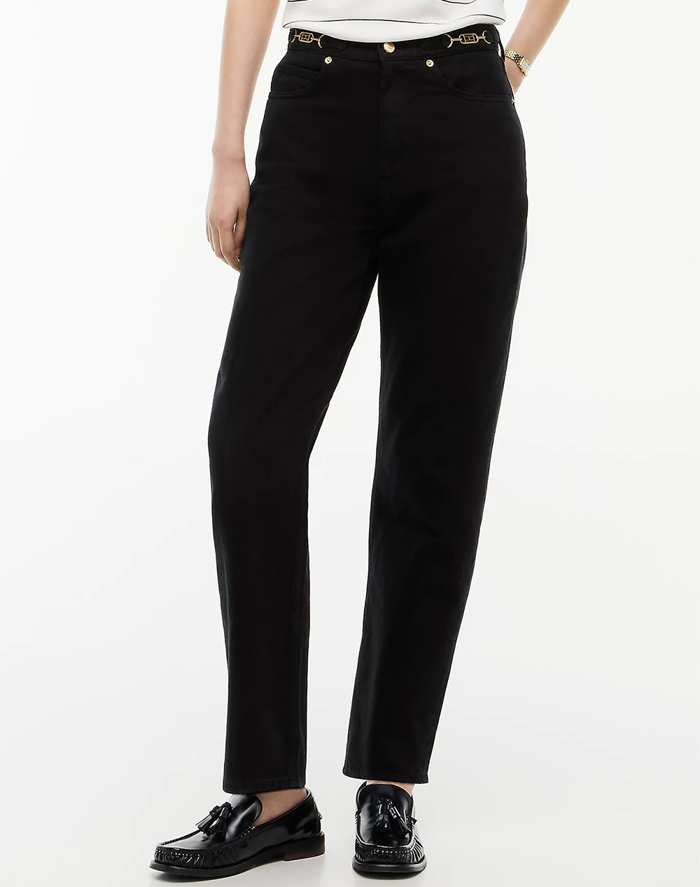 TOMMY HILFIGER JACKIE HR TAPERED STAY BLACK A