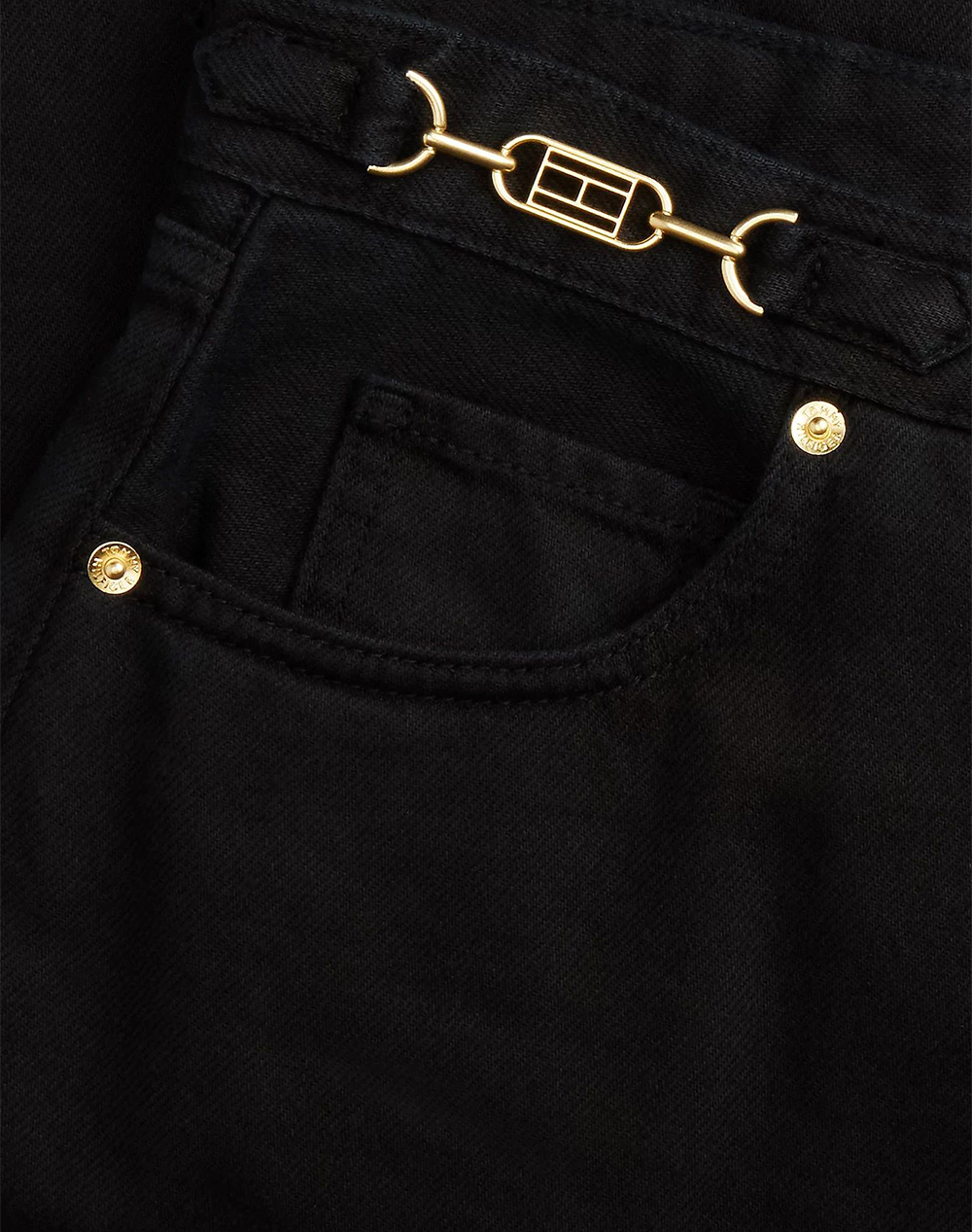 TOMMY HILFIGER JACKIE HR TAPERED STAY BLACK A