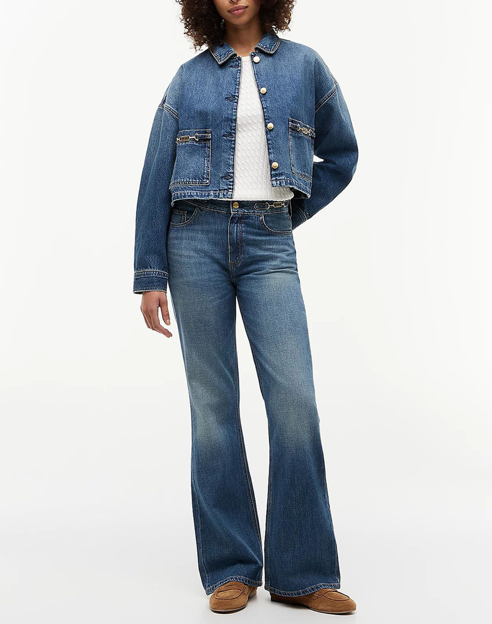 TOMMY HILFIGER CROPPED JACKET CAM MID