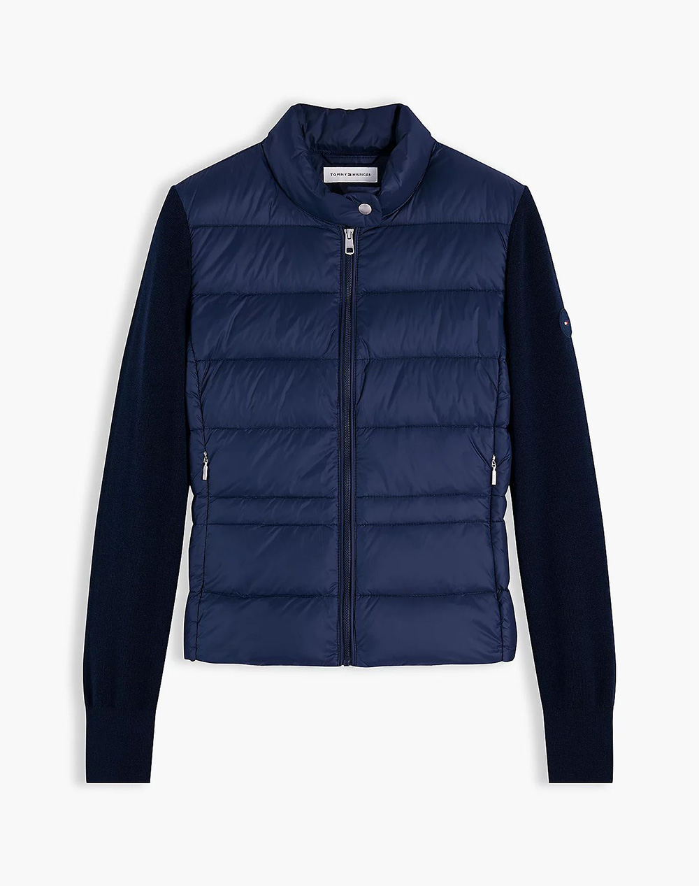 TOMMY HILFIGER LW DOWN KNIT MIX JACKET