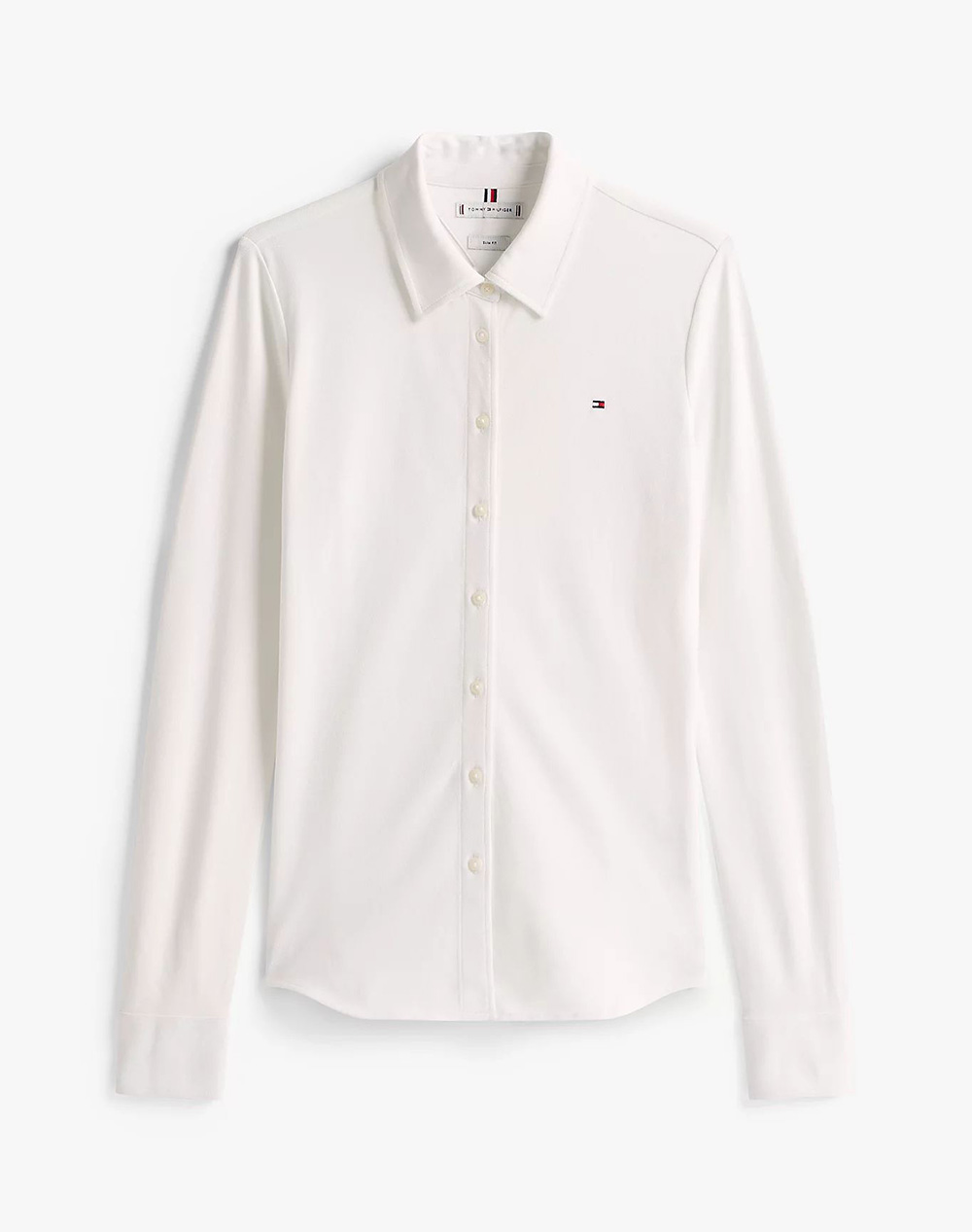 TOMMY HILFIGER 1985 SLIM PIQUE LS SHIRT