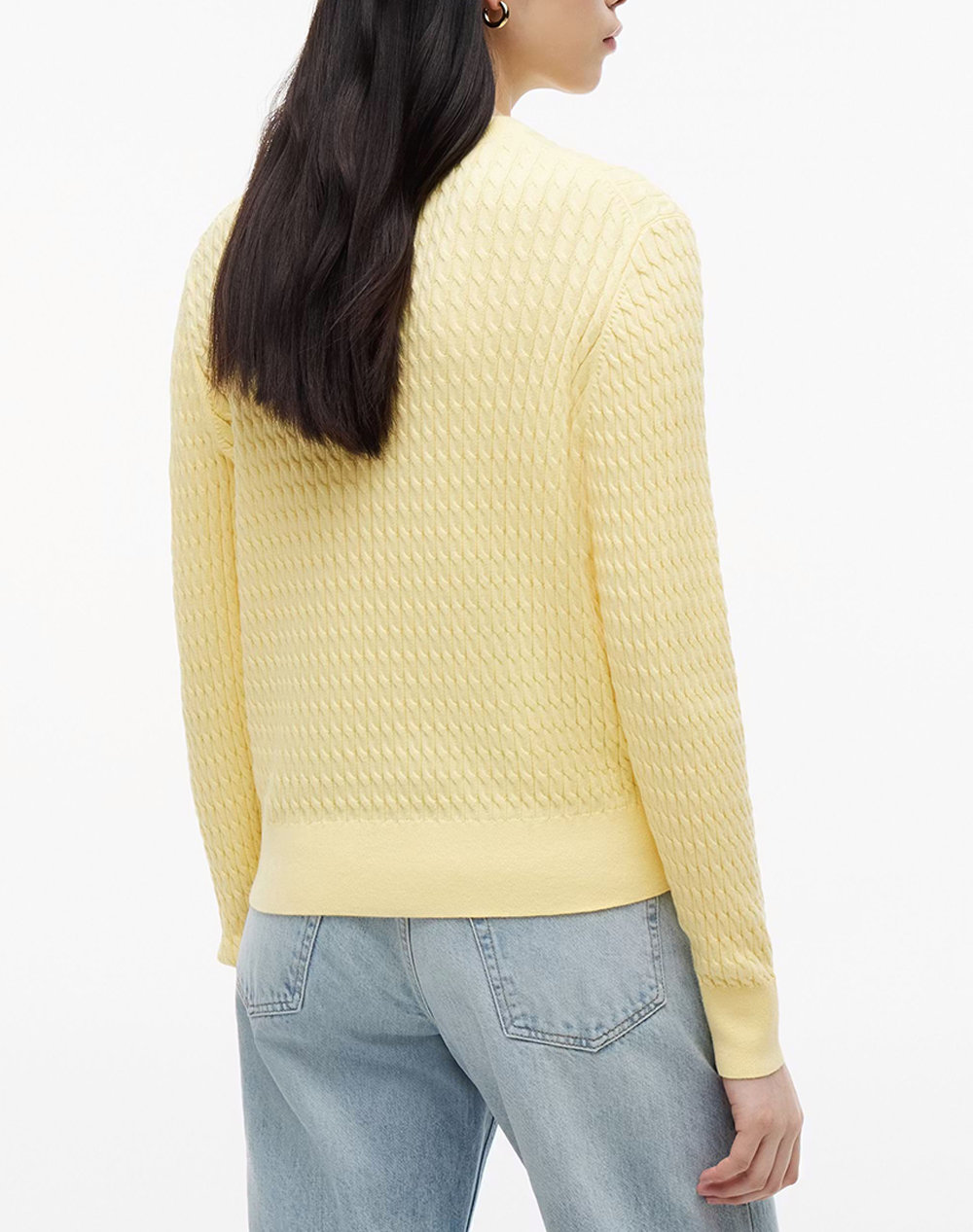 TOMMY HILFIGER CO CABLE C-NK LS SWEATER