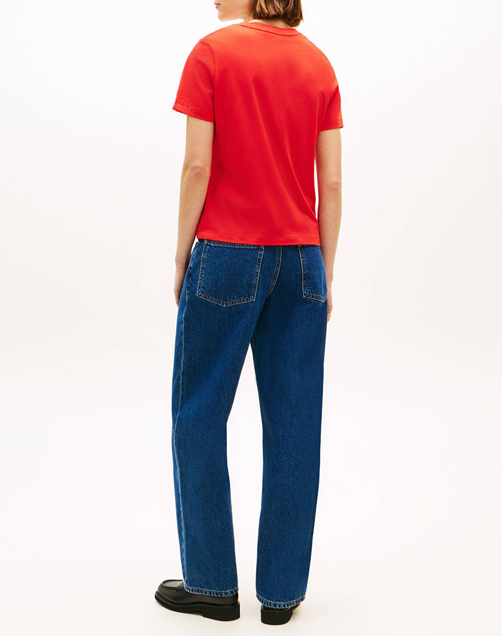 TOMMY HILFIGER REG CORP LOGO C-NK SS