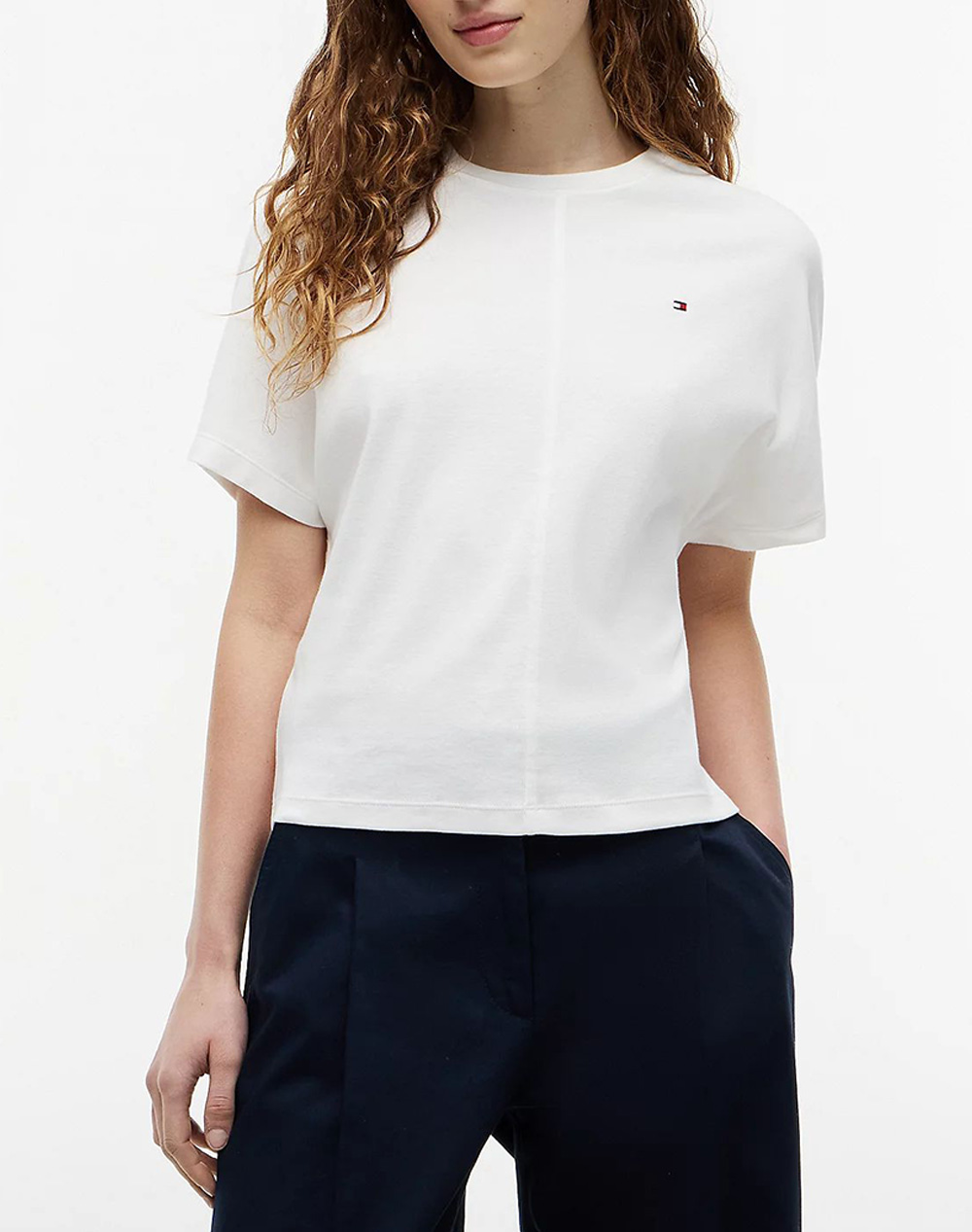 TOMMY HILFIGER CODY WAISTED C-NK SS TEE