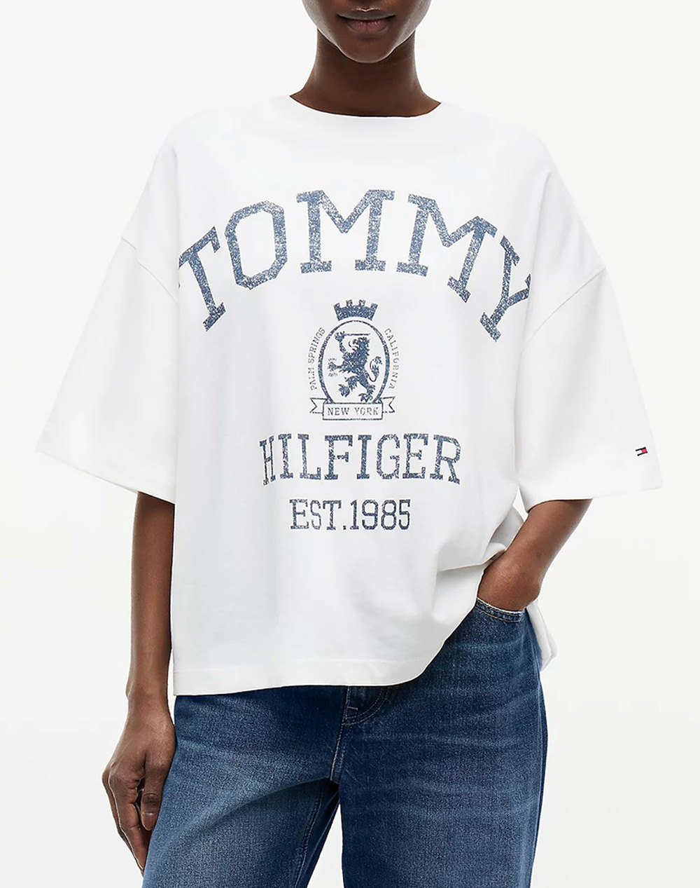 TOMMY HILFIGER VARSITY CREST RLX SS T-SHIRT
