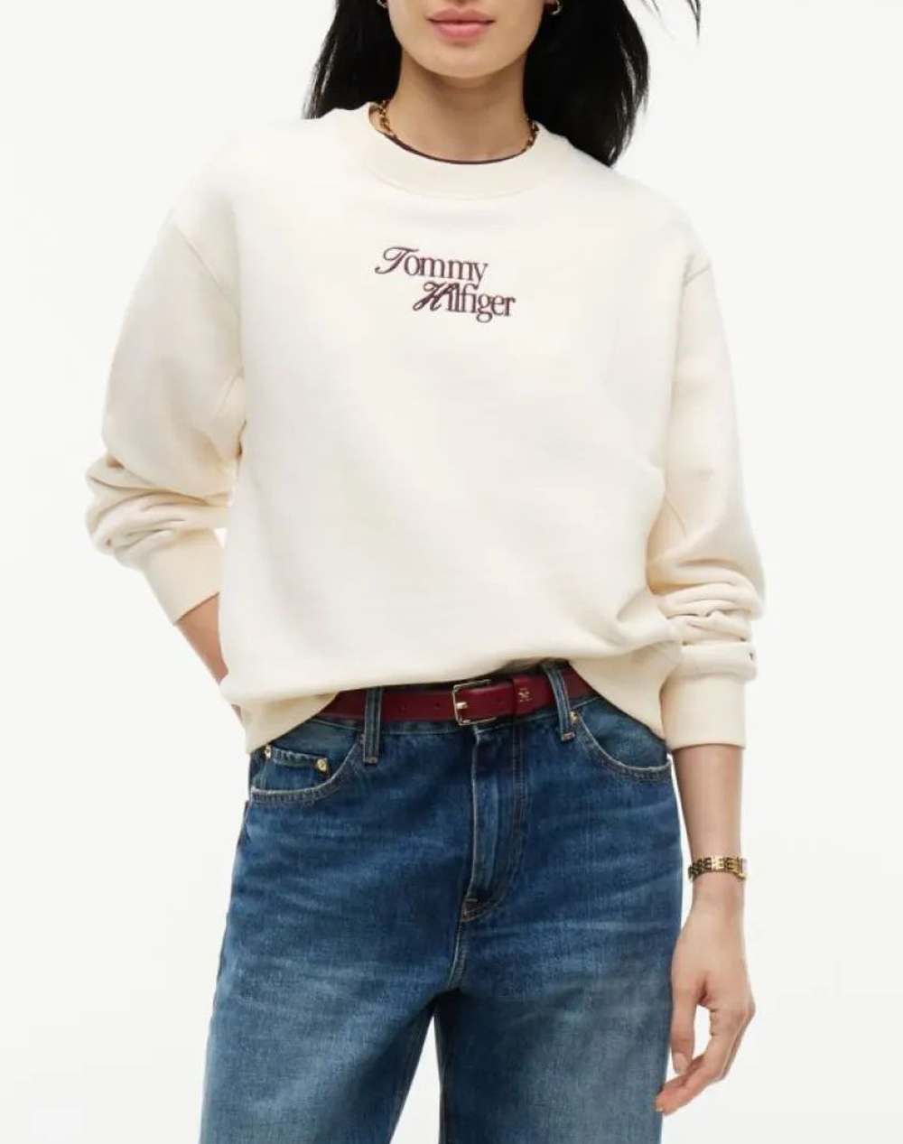TOMMY HILFIGER SCRIPT REGULAR C-NK SWT