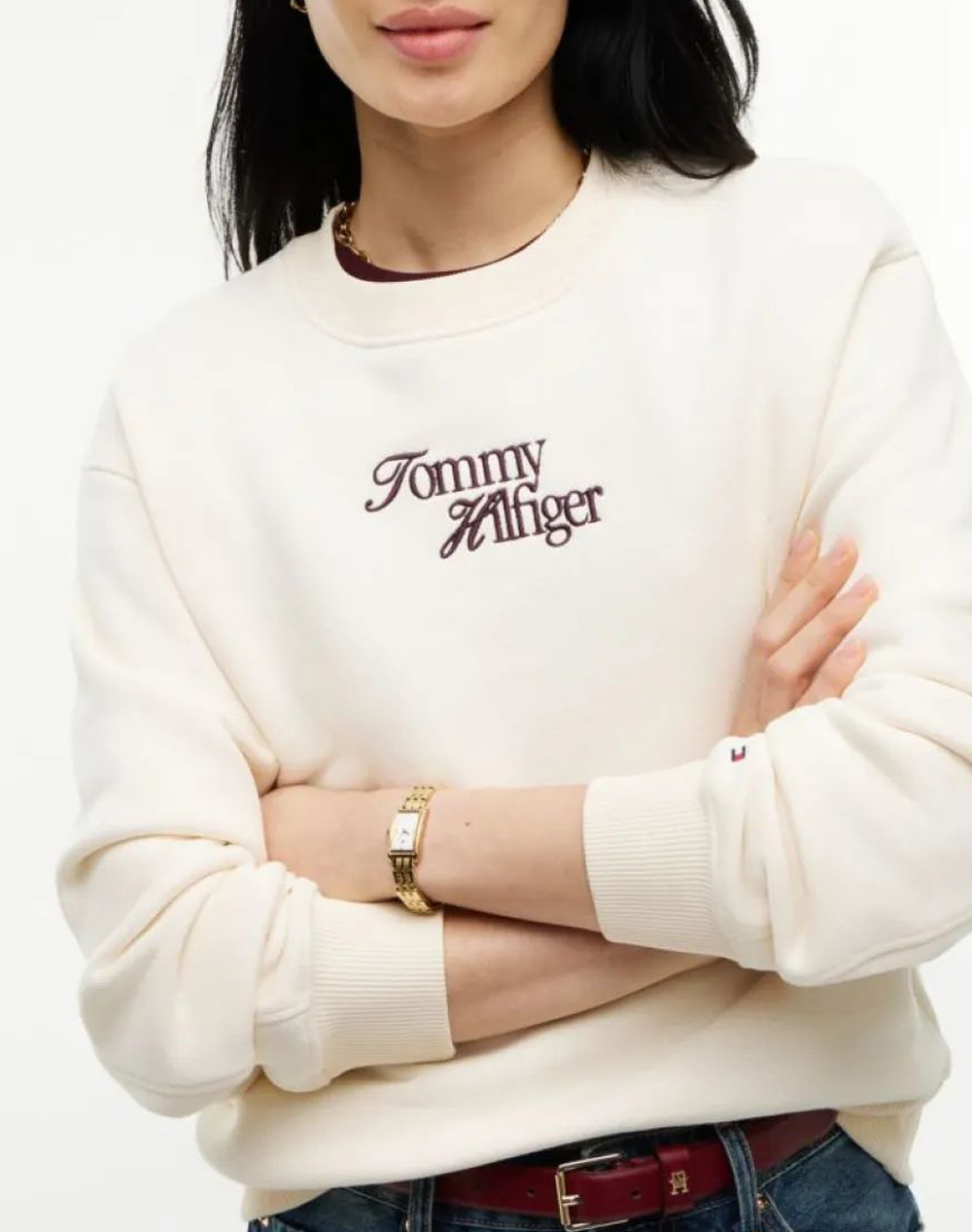 TOMMY HILFIGER SCRIPT REGULAR C-NK SWT
