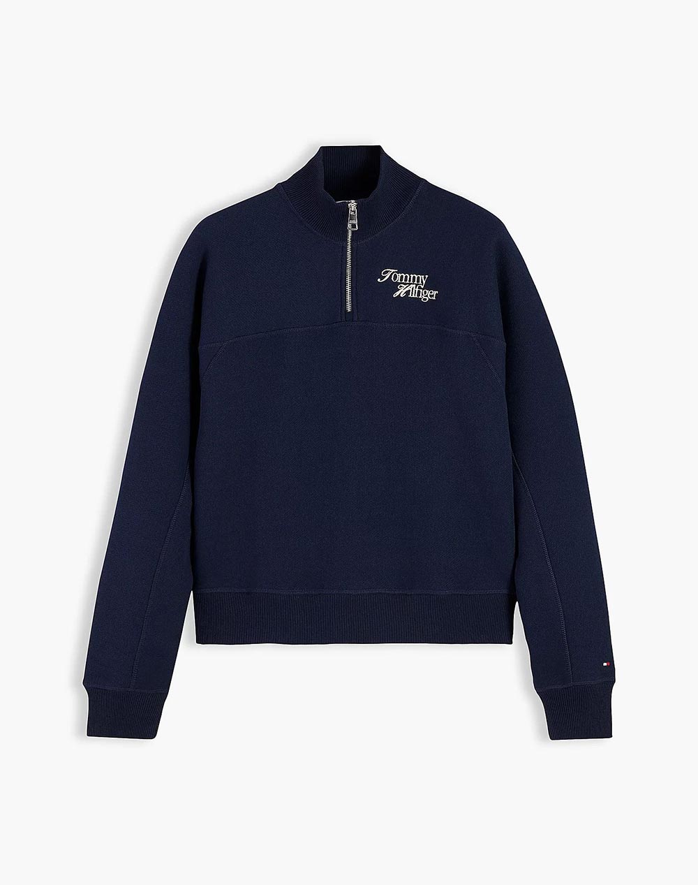 TOMMY HILFIGER SCRIPT REG MK-NK HALF ZIP SWT