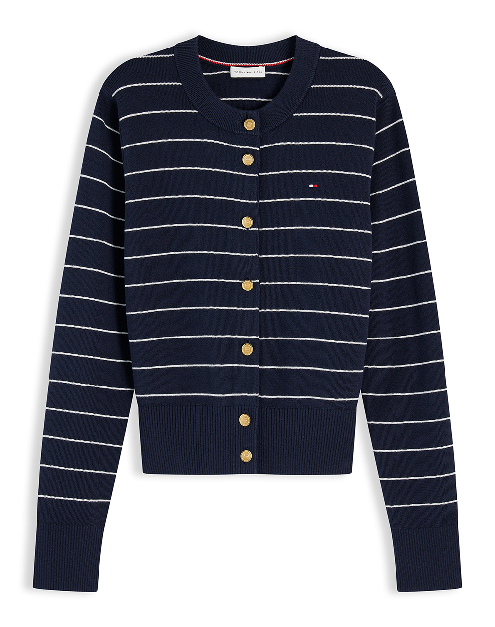 TOMMY HILFIGER JERSEY STITCH CARDIGAN