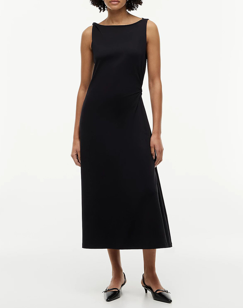 TOMMY HILFIGER INTERLOCK KNOT DETAIL DRESS