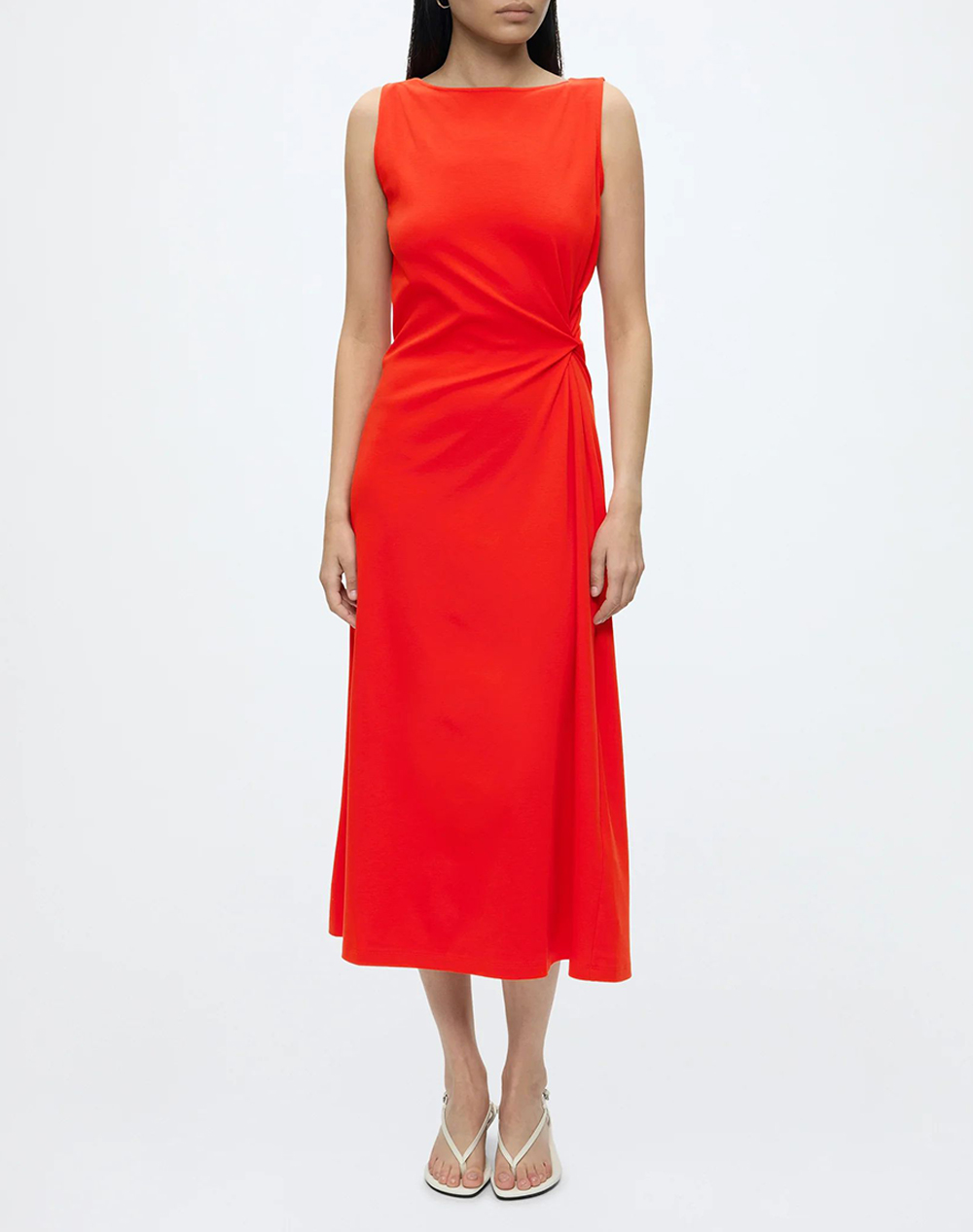 TOMMY HILFIGER INTERLOCK KNOT DETAIL DRESS