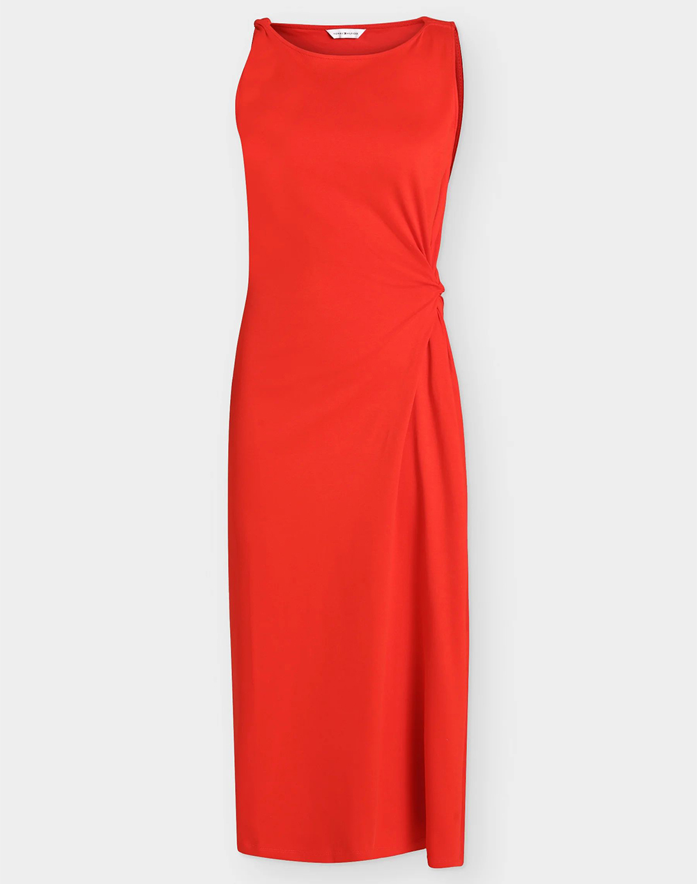 TOMMY HILFIGER INTERLOCK KNOT DETAIL DRESS