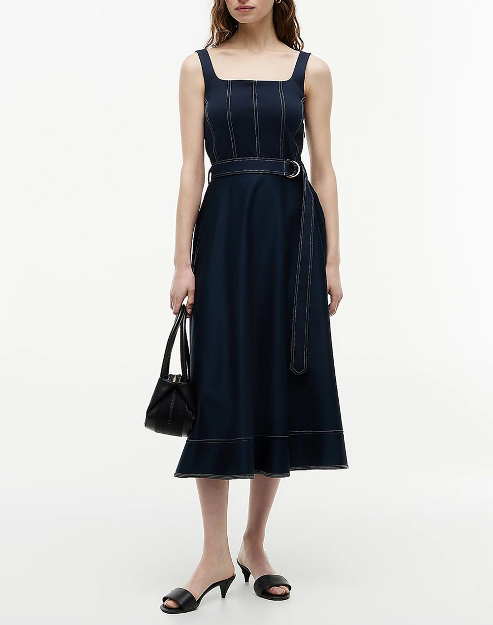 TOMMY HILFIGER CONTRAST STITCH TNK DRESS