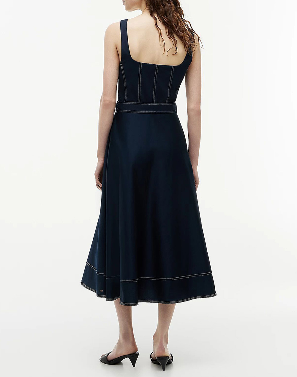 TOMMY HILFIGER CONTRAST STITCH TNK DRESS