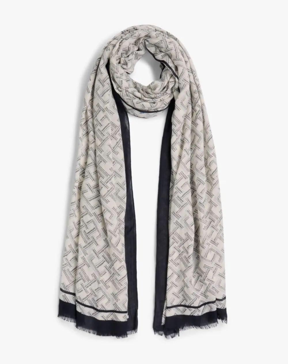 TOMMY HILFIGER TH MONOGRAM SCARF