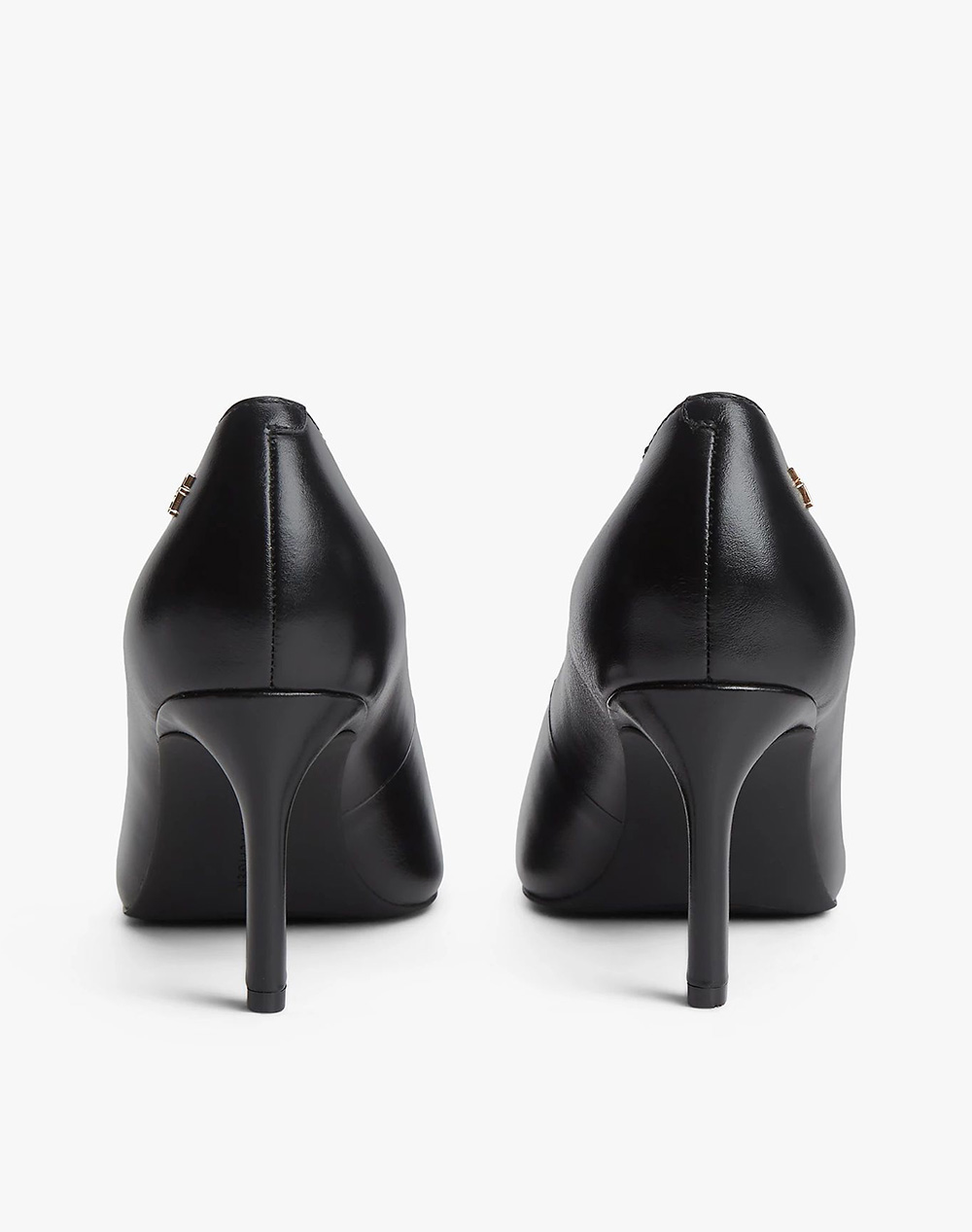 TOMMY HILFIGER SQUARED TOE HIGH HEEL LTH PUMP