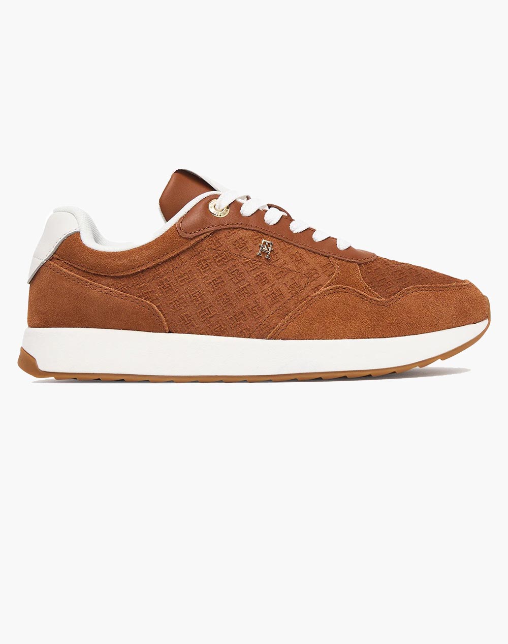 TOMMY HILFIGER TH RUNNER SUEDE MONOGRAM
