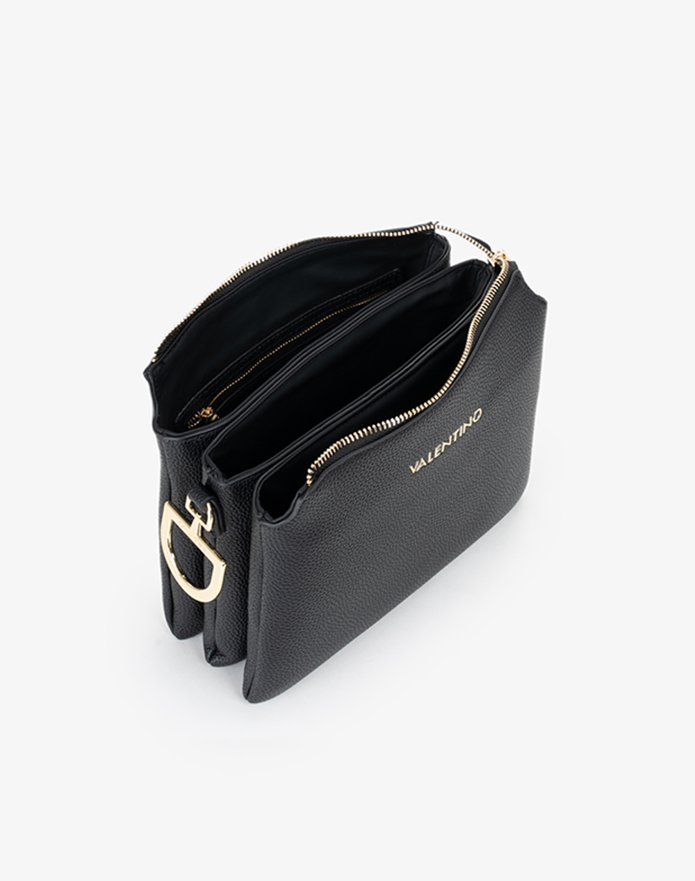 VALENTINO ЧАНТА 100%ПОЛИУРЕТАН ИТАЛИЯ NERO 1SZ