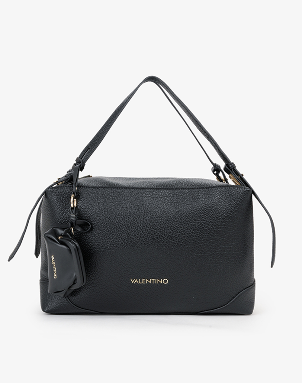 VALENTINO ЧАНТА 100%ПОЛИУРЕТАН ИТАЛИЯ NERO 1SZ