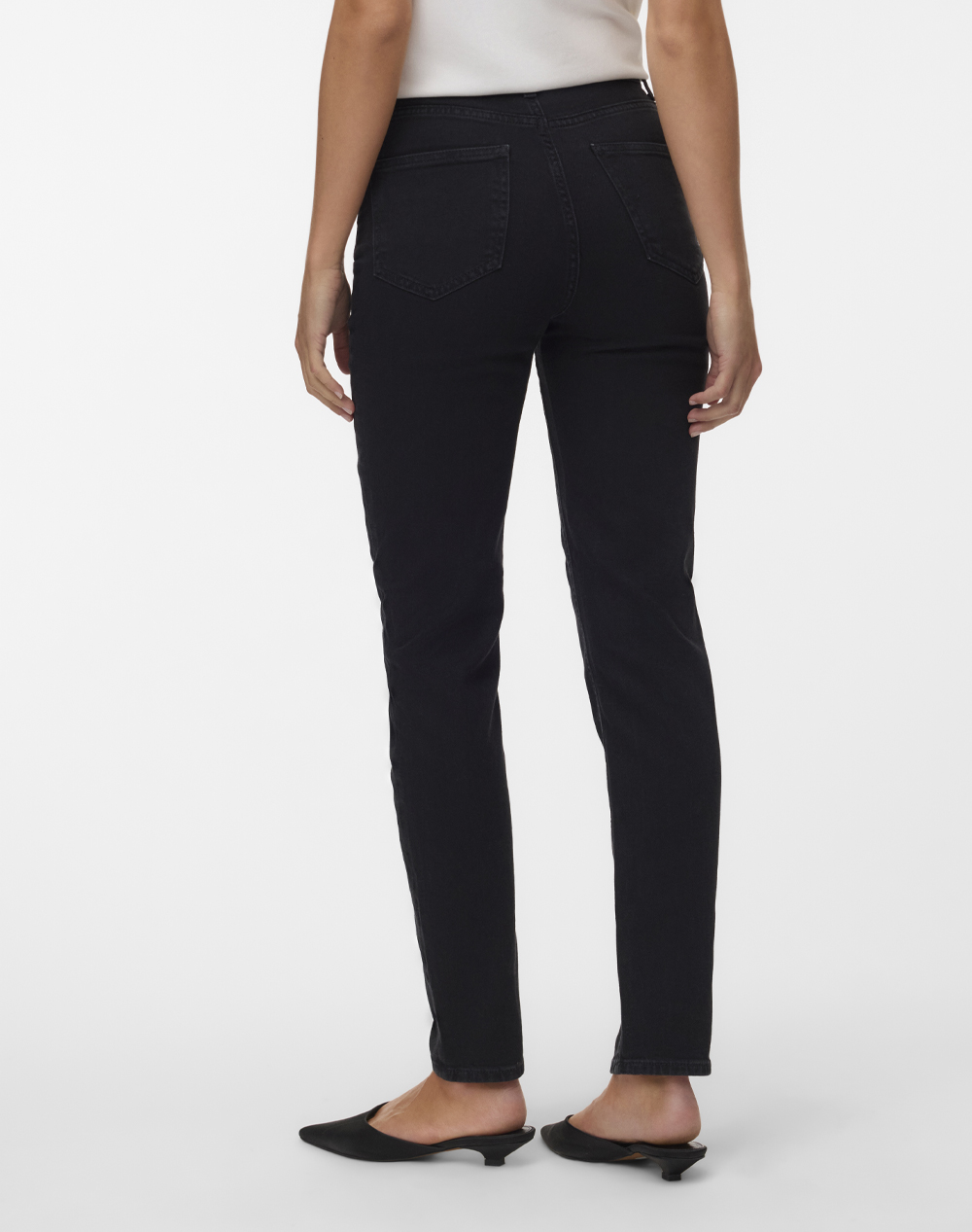 VERO MODA VMNICKIE HR MOM JEANS BLACK MIX NOOS