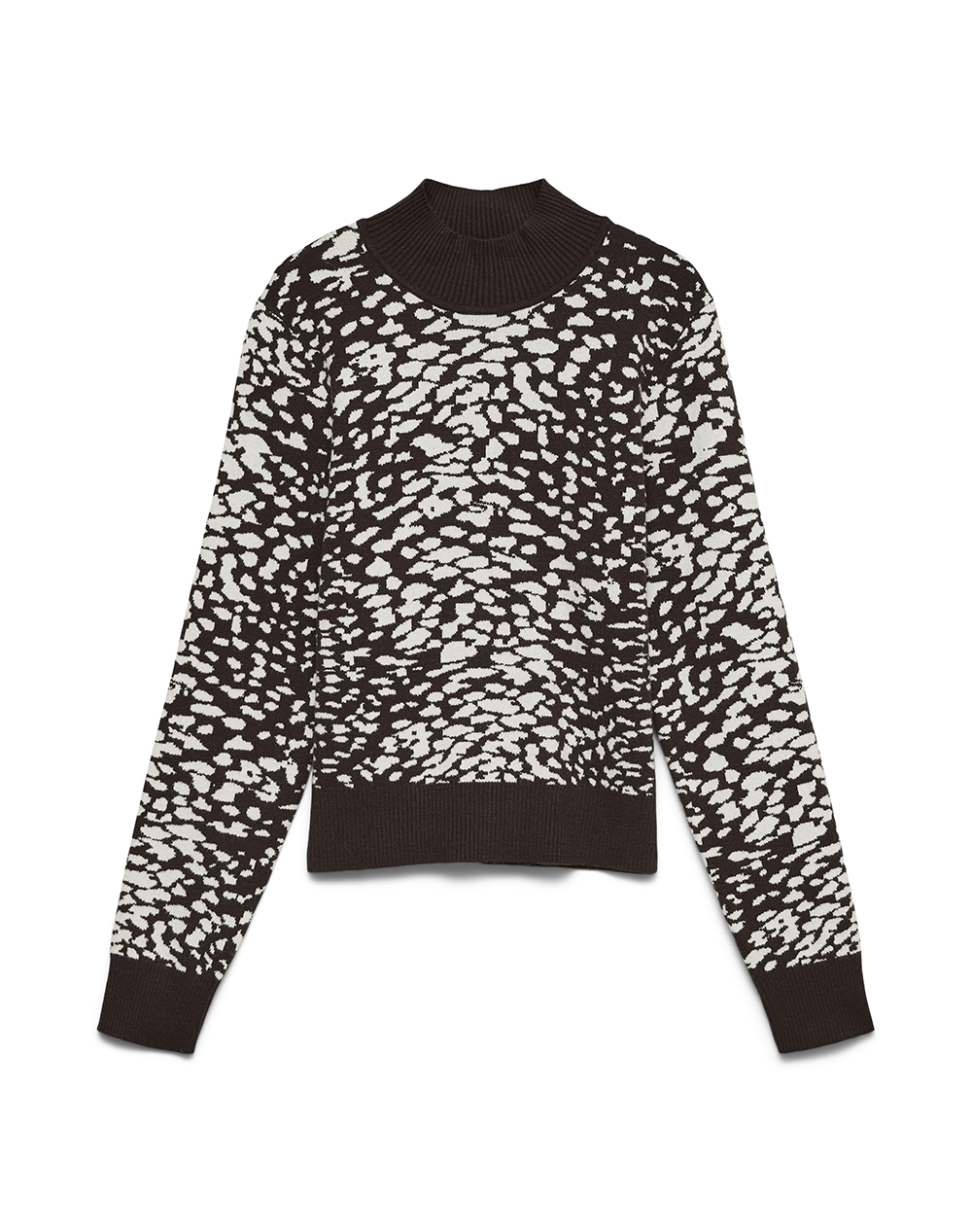 VERO MODA VMARIA ART LS HIGH-NECK PULLOVER GA