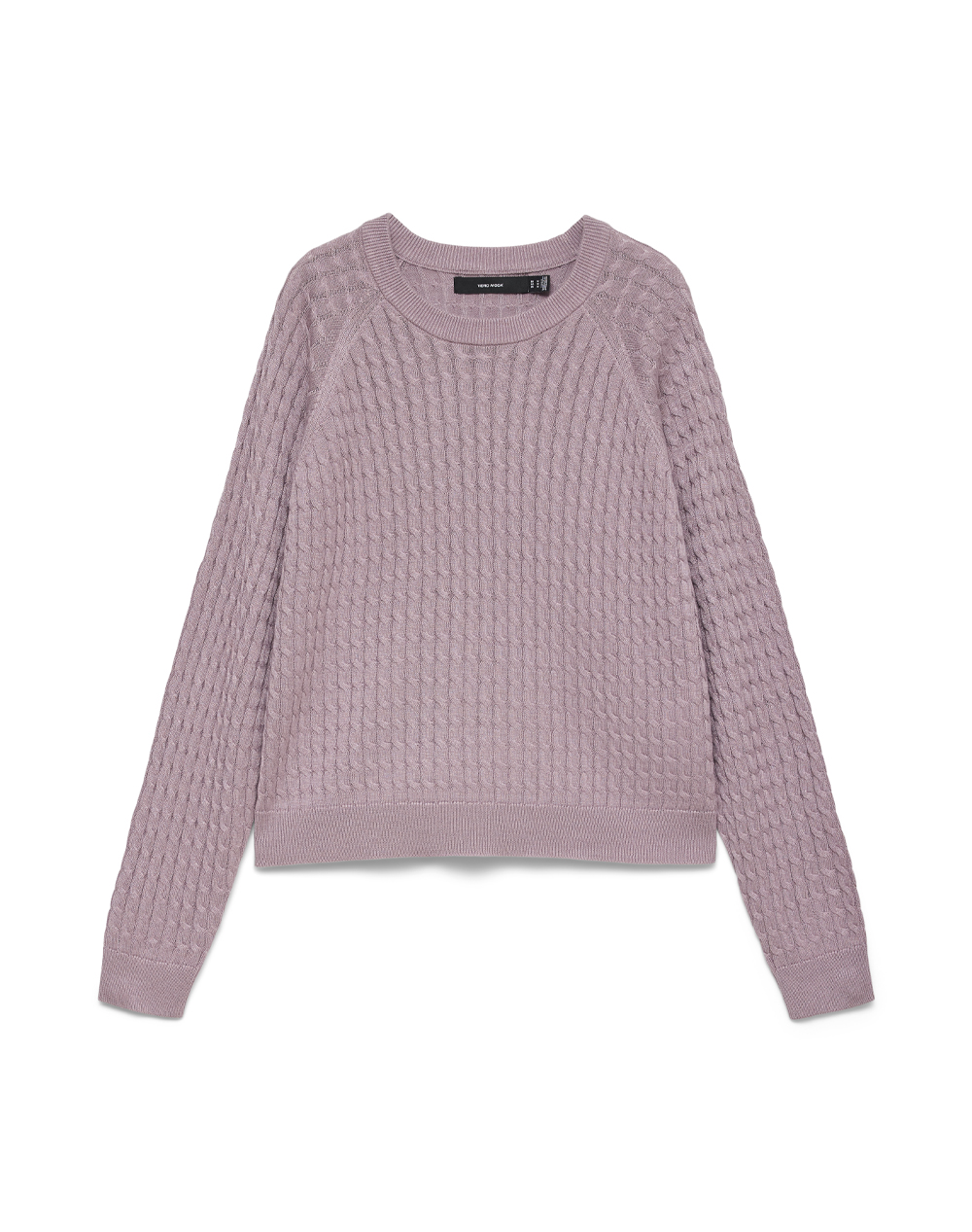 VERO MODA VMNEWLEX CABLE LS O-NECK RAGLAN PULL.