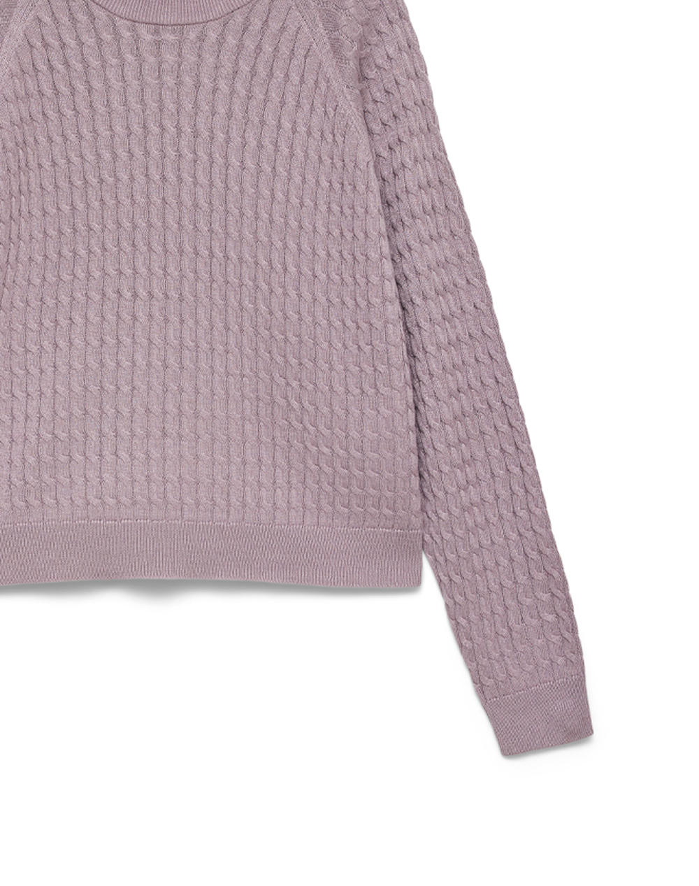 VERO MODA VMNEWLEX CABLE LS O-NECK RAGLAN PULL.