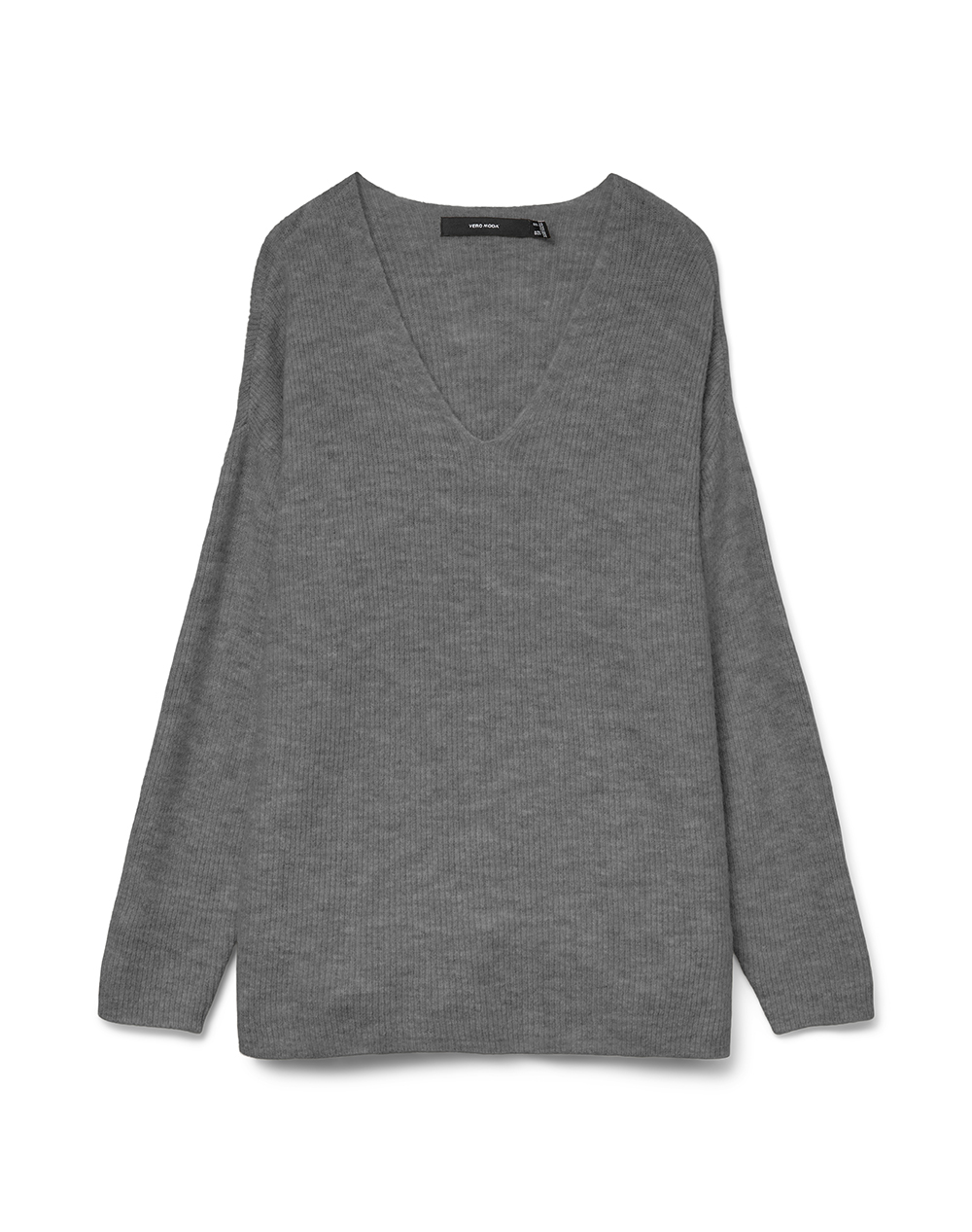 VERO MODA VMCREWLEFILE LS V-NECK BLOUSE NOOS